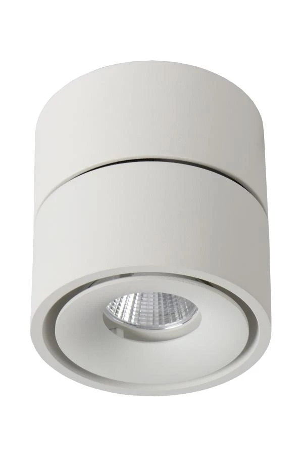 Lucide YUMIKO - Deckenstrahler - Ø 7,8 cm - LED Dim. - 1x10W 2700K - Weiß - ausgeschaltet